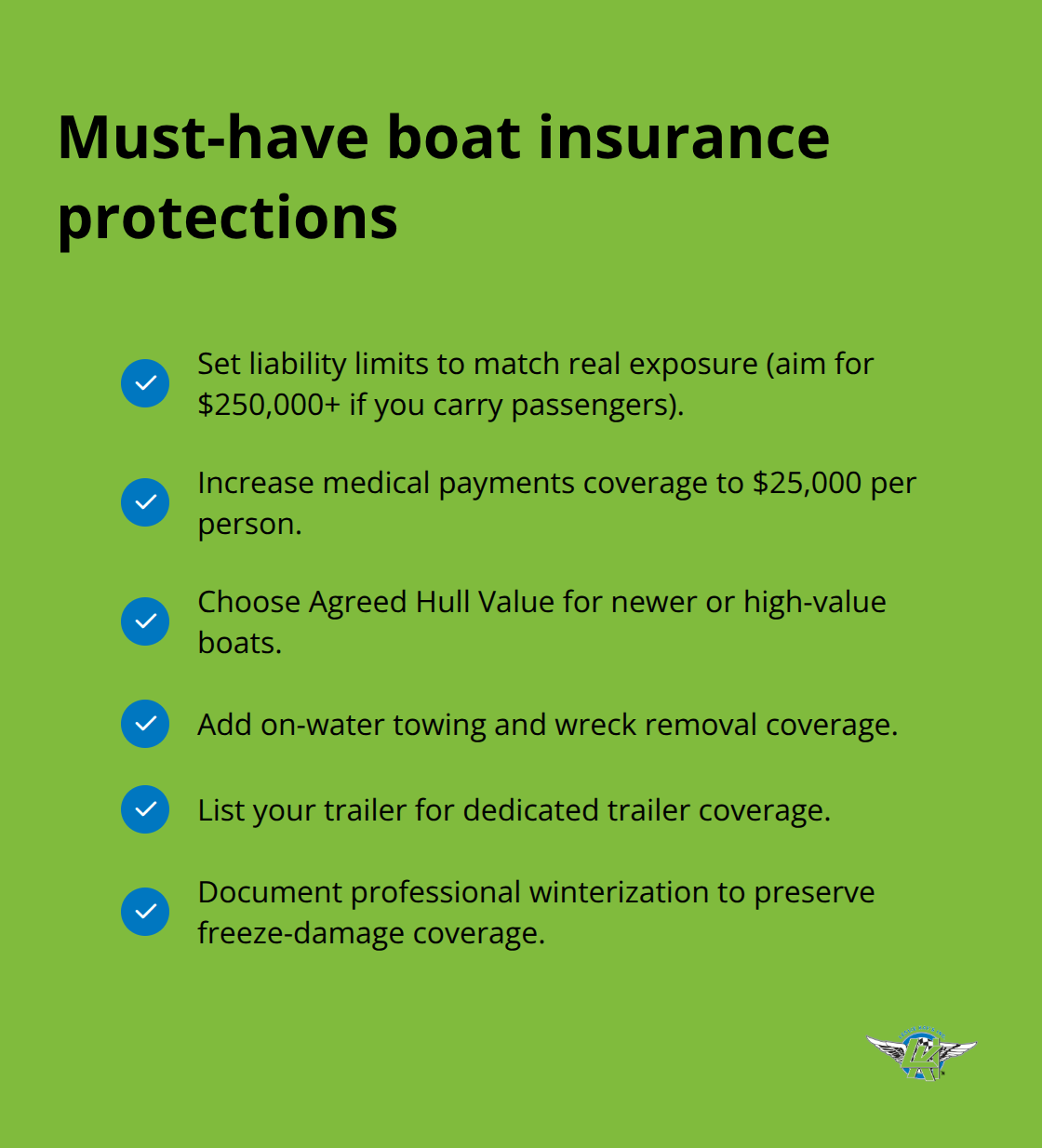 Key coverages U.S. boat owners should consider for balanced protection