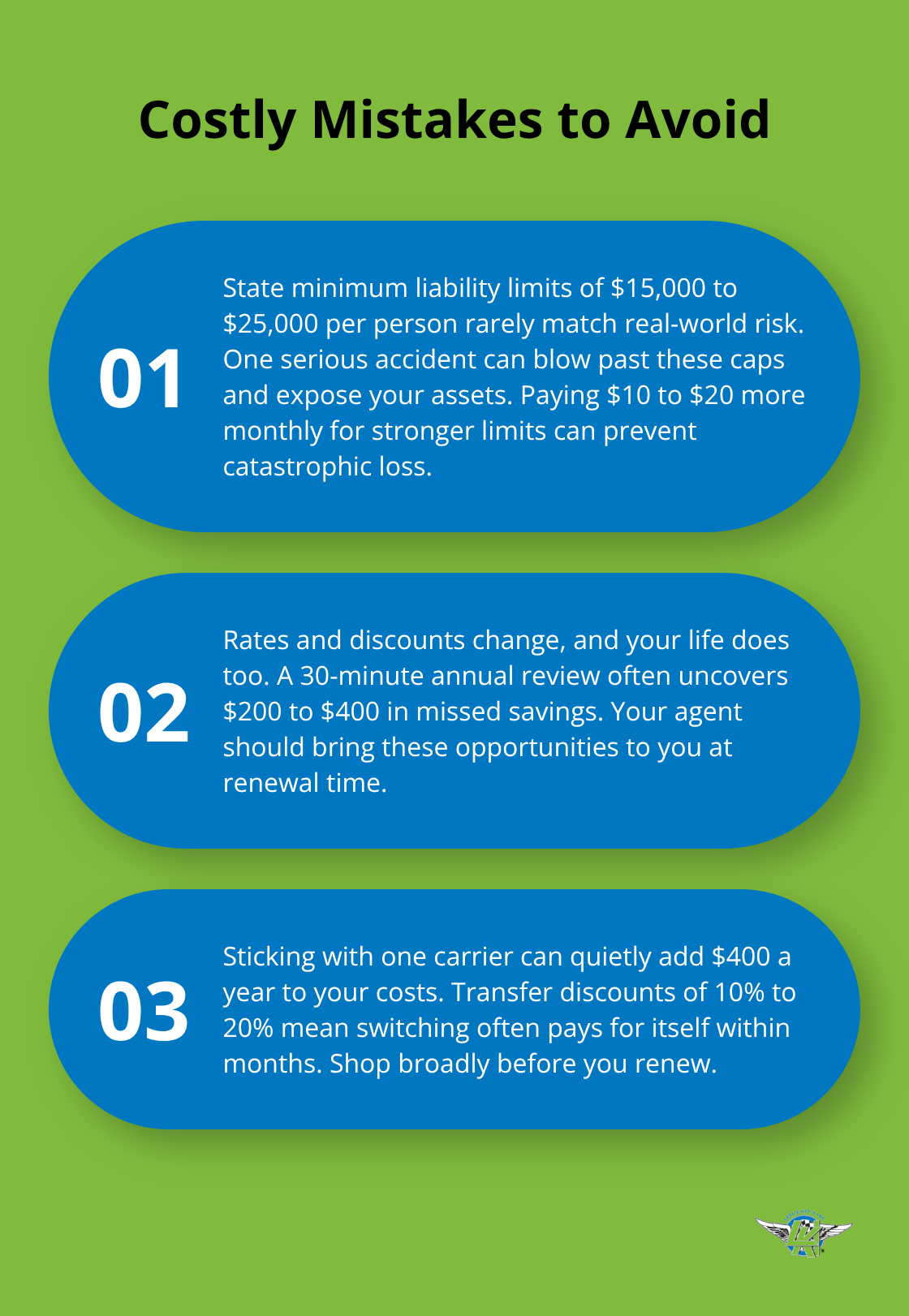 Three common mistakes that raise motorcycle insurance costs in the United States - rider motorcycle insurance discounts